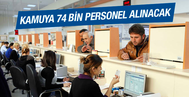 Kamuya 74 Bin Yeni Personel Memur Alımı
