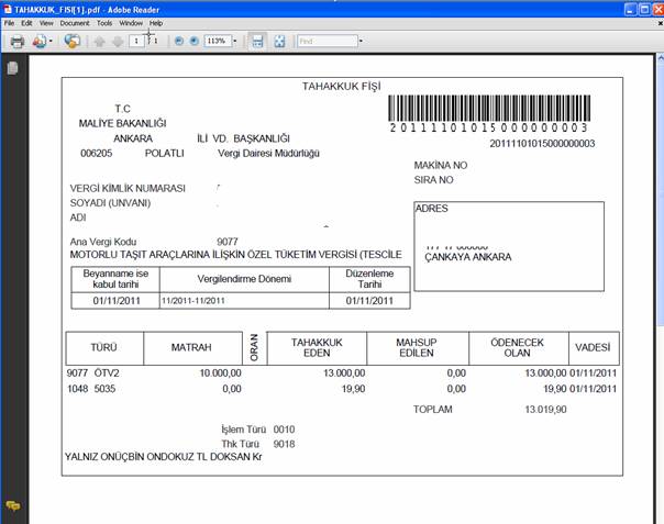 Vergilemede tahakkukun yeri ve önemi - 4 Haziran 2015