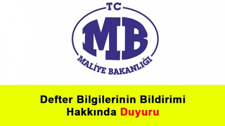   GİB'den Defter Bilgilerinin Bildirimi Hakkında Duyuru   