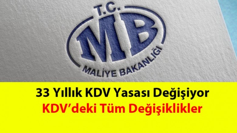   Kdv Yasasında Neler Değişiyor! İşte Tüm Detaylar   