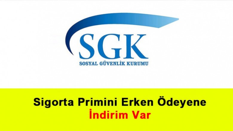   Sigorta Primini Erken Ödeyene İndirim Var   