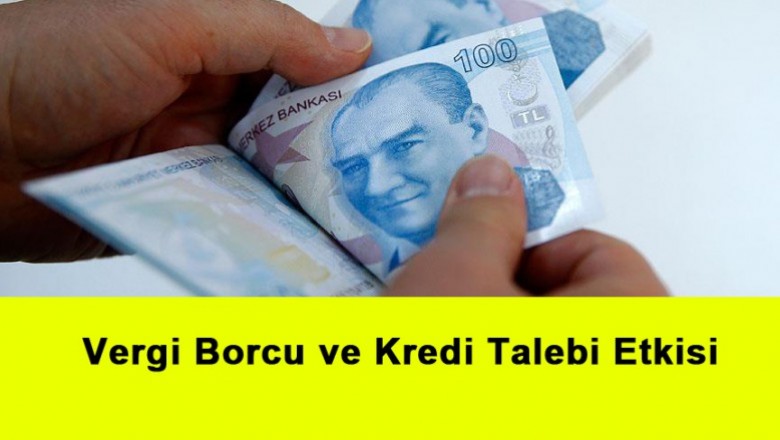   Vergi Borcu ve Kredi Talebi Etkisi   