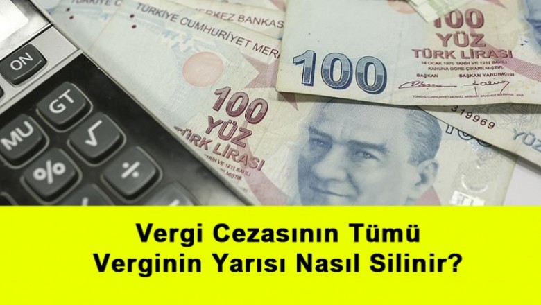   Vergi Cezasının Tümü, Verginin Yarısı Nasıl Silinir?   